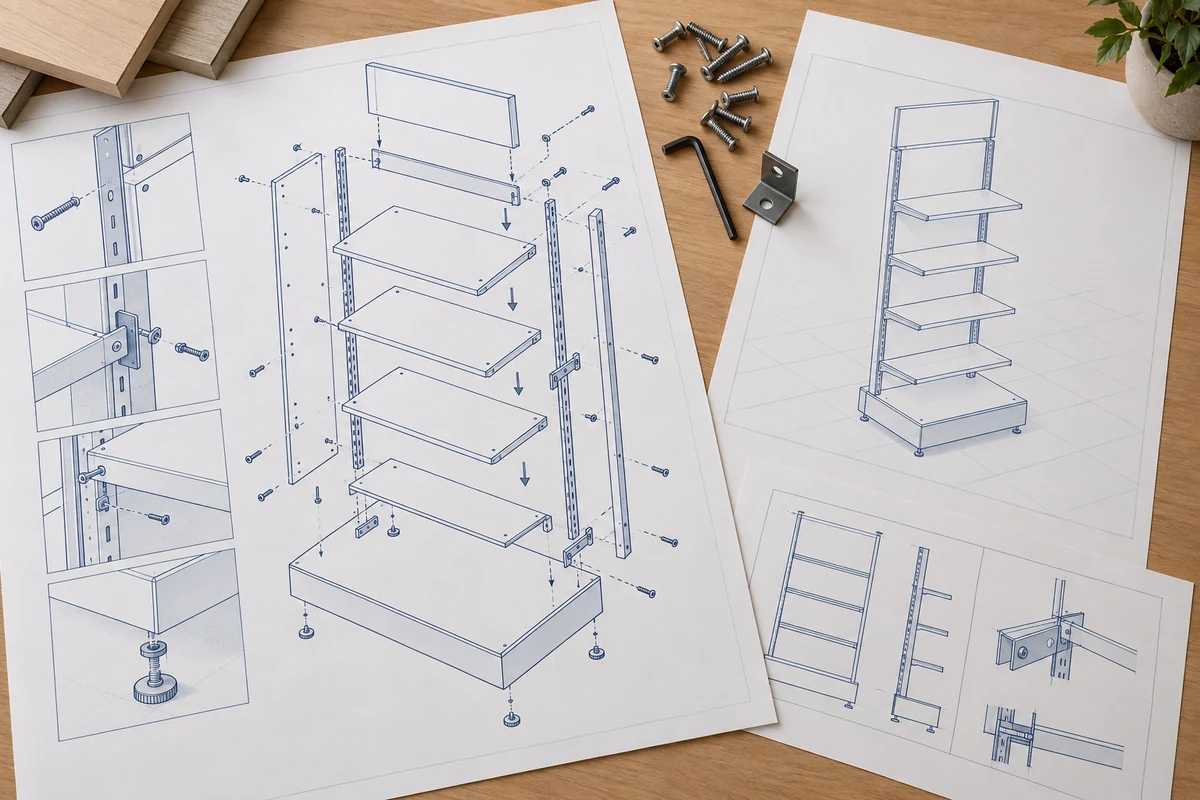 POP display assembly and installation package